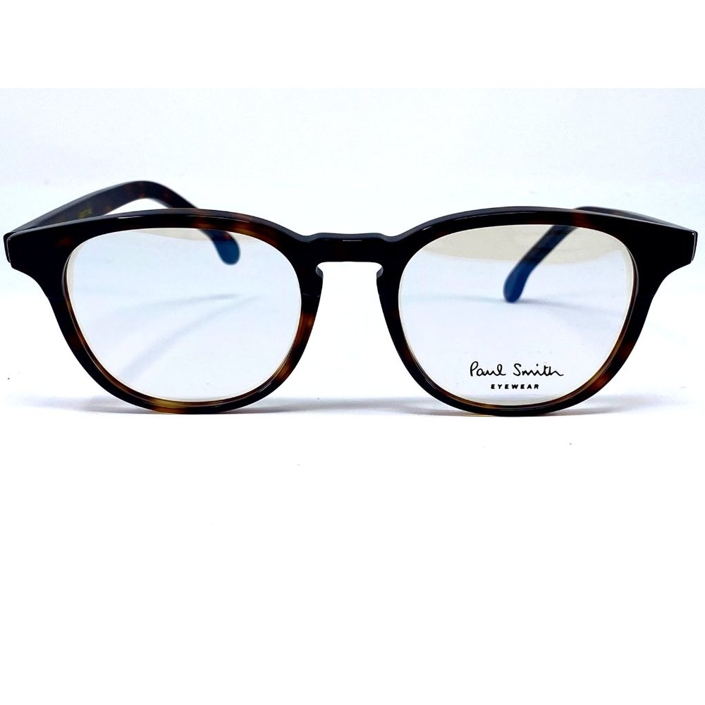 New PAUL SMITH Abbott(v2) Havana Round Made in Italy Mens Eyeglasses 51-20-145